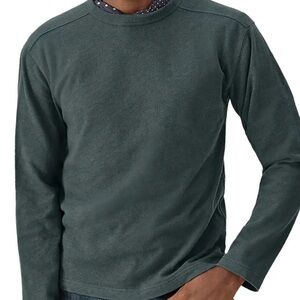 Buck Mason Blue/Grey Rugby Crew size Medium